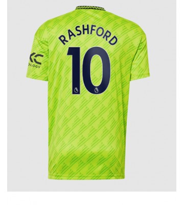 Manchester United Marcus Rashford #10 Tredjedrakt 2022-23 Kortermet